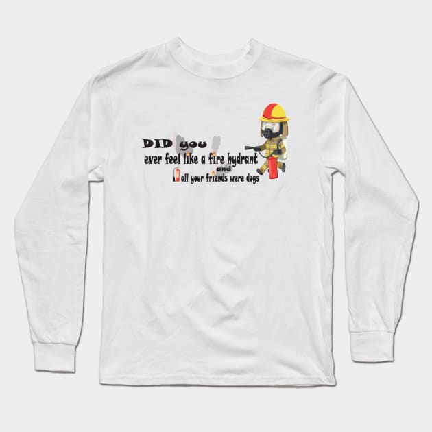 fire hydrant Long Sleeve T-Shirt by Mirak-store 